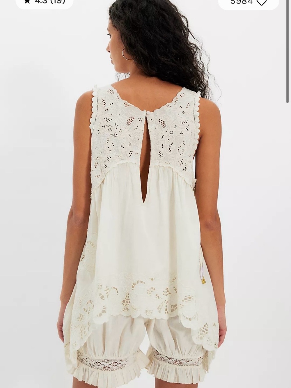 Free People Intimately Eye Catcher Bloomsie Romper - Picture 2 of 10